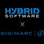 Image for the Tweet beginning: Hybrid software and digimarc announce