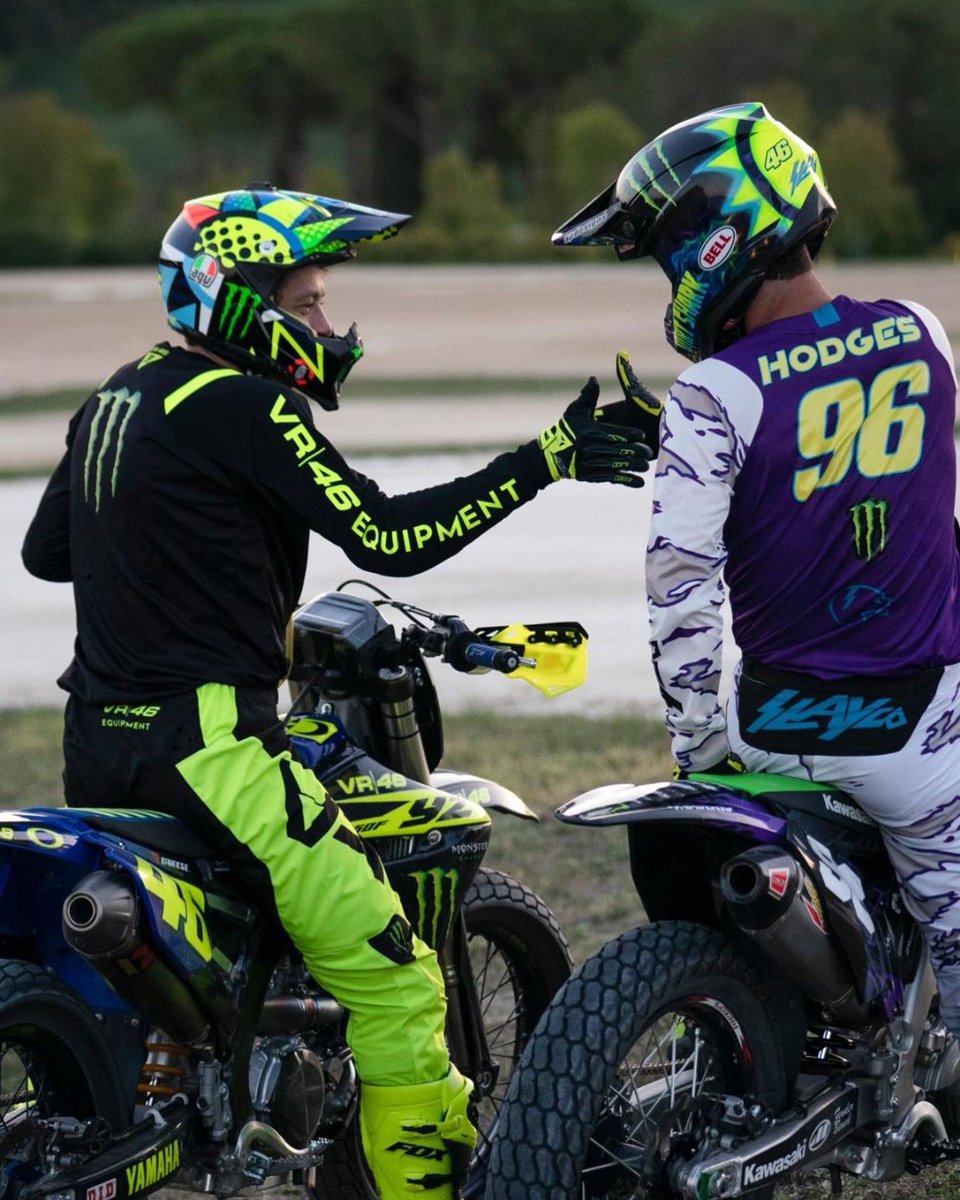 ValeYellow46's tweet photo. What a pleasure have Axell Hodges at MotorRanch!! 
Video dropped on @MonsterEnergy channel 📺 https://t.co/3mIE0xOqQ6