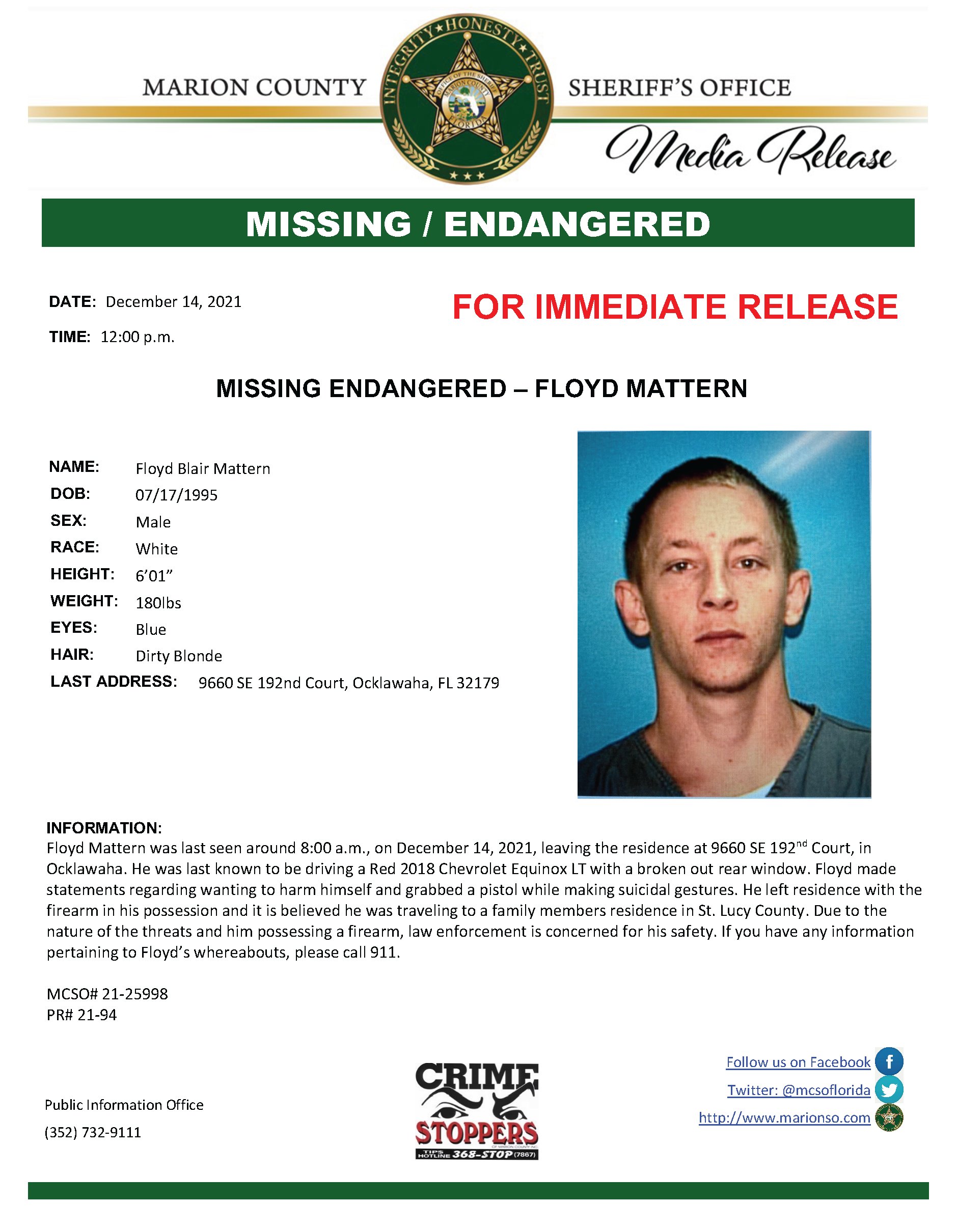 Ocala Mugshots Marion County - tkn833w