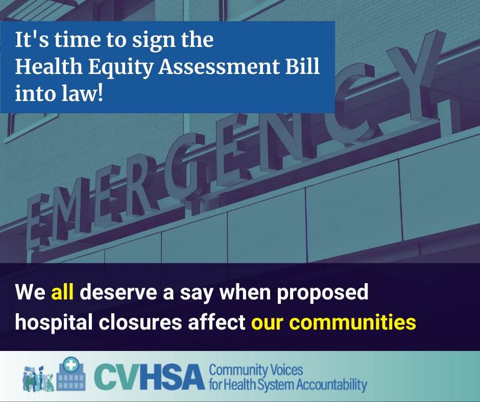 We couldn't <a href="/savekingsbrook/">savekingsbrook</a> hospital in East Flatbush but the Health Equity Assessment Bill could prevent future hospital closures that put medically underserved people in harms way

<a href="/GovKathyHochul/">Governor Kathy Hochul</a> it’s time to sign this bill into law! #NYSHealthEquity