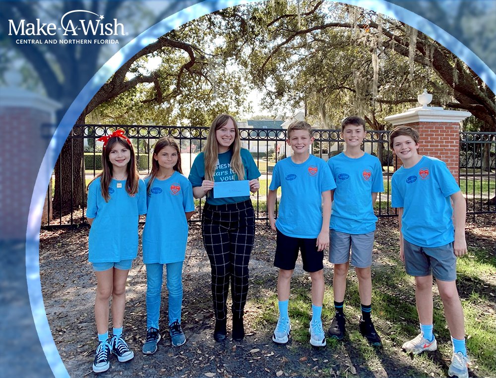 A big shout-out to the students and staff of Lake Highland Preparatory School for raising funds for our chapter! Students wrote 500 letters for the Believe Campaign which accumulated to a $1,000 donation as the letters were written during National Believe Week! #KidsForWishKids