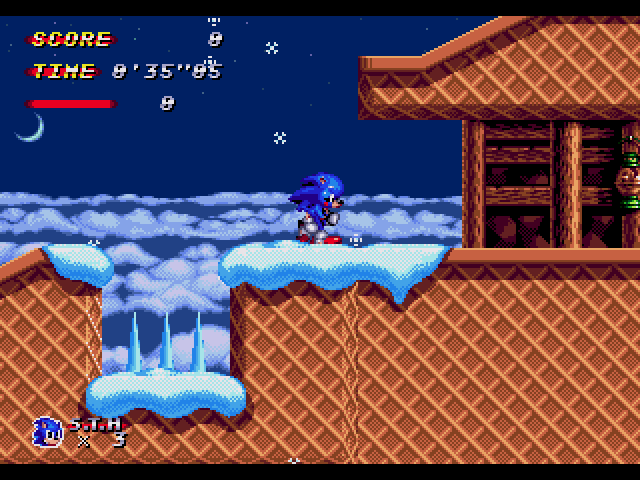 shima_sonic's tweet photo. We just got some placeholder art for Melting Heights for now which the art originates from the underrated MD game: High Seas Havoc.

We might tweak the art over time by changing a few things here and there but at least we got a base so far. https://t.co/8O7Uye6POg