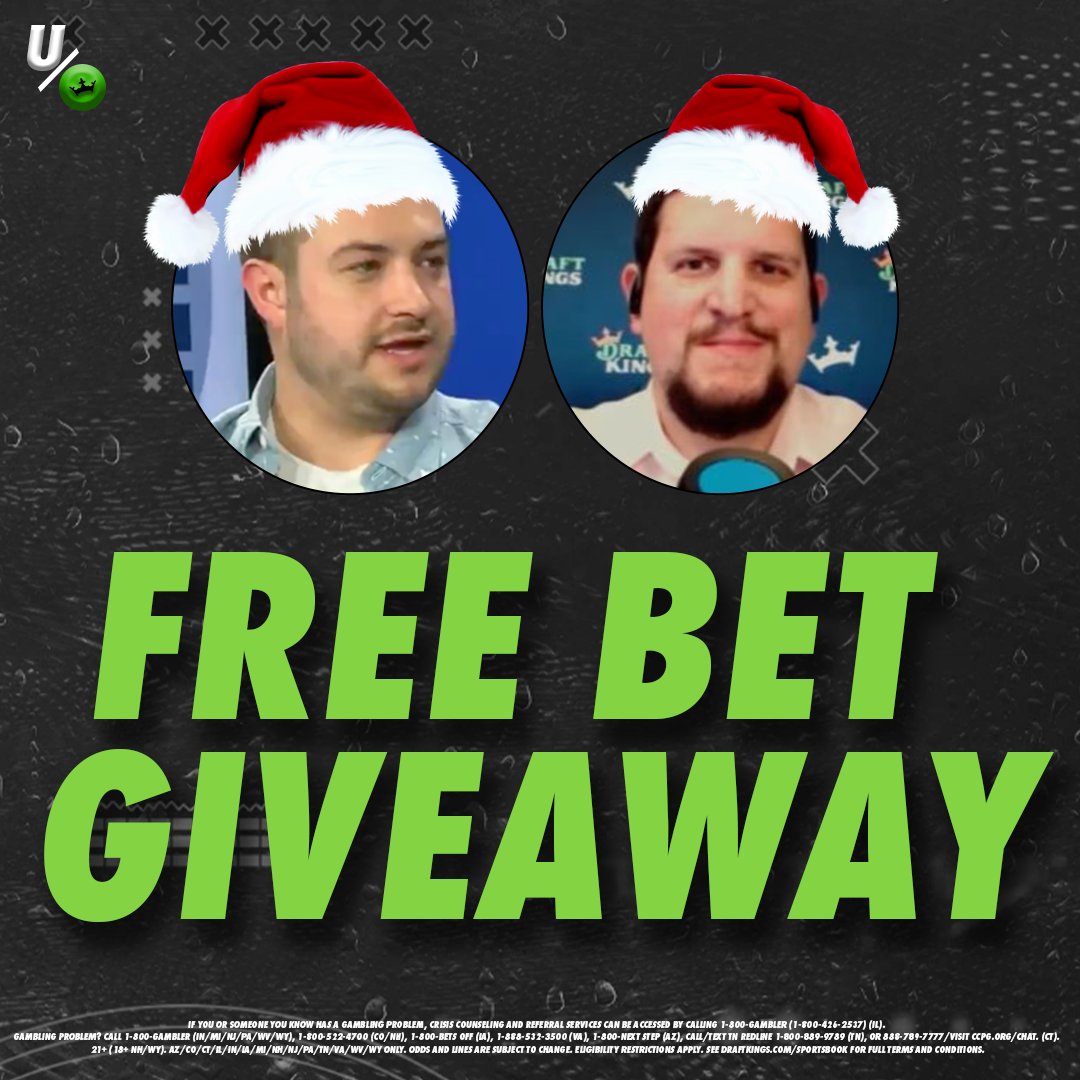 FREE BETS TIME

Our friends <a href="/julianedlow/">Julian Edlow</a> &amp; <a href="/SBuchanan24/">Steve Buchanan</a> are in the giving mood. 

To Enter:
1️⃣  Retweet
2️⃣  Follow US + <a href="/UnreasonableOdd/">Unreasonable Odds Podcast</a> 
3️⃣  Respond with a losing DraftKings bet  

10 FREE BETS SELECTED WEDNESDAY. 

T&amp;Cs: bit.ly/3EUYnfb