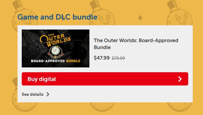The Outer Worlds: Board-Approved Bundle