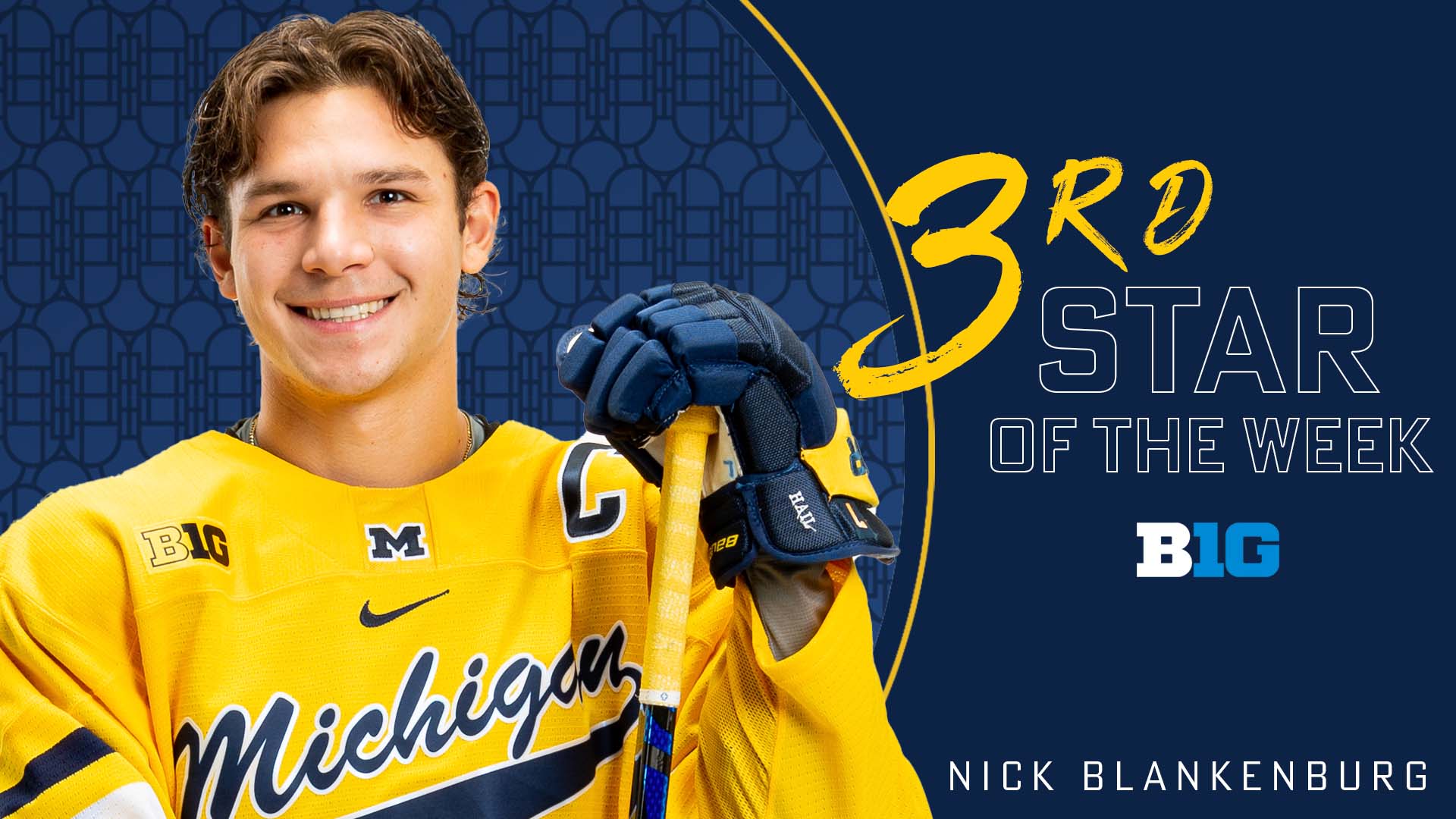 Michigan Hockey on X: Congratulations Nick Blankenburg! The