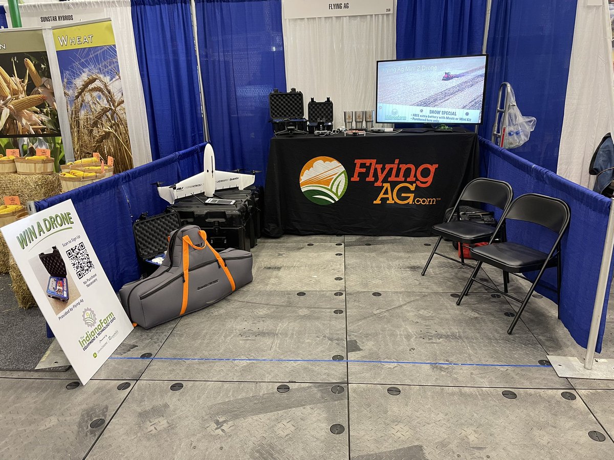 Come see me in the <a href="/FlyingAGUAV/">Flying AG</a> booth today through Thursday at The IndianaFarm Equipment &amp; Technology Expo at the <a href="/GrandParkSports/">Droplight Grand Park Sports Campus</a> complex.  We have show specials!