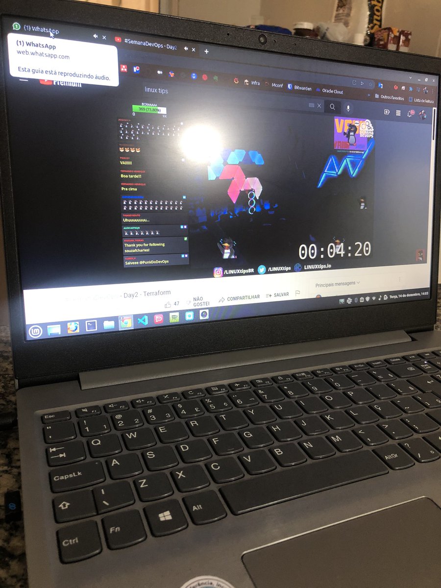 tingracio's tweet image. Segundo dia da #SemanaDevops com @LINUXtipsBR @badtux_ @punkdodevops @mconfoficial #vai
