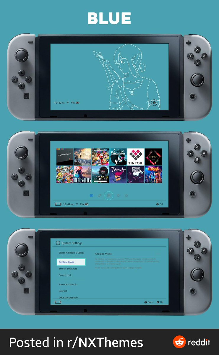 bytesizechris's tweet image. BOTW Blue Link Theme
bit.ly/38wQZbM

#NintendoSwitch
#NXThemes
#SwitchHacks
#SwitchHomebrew