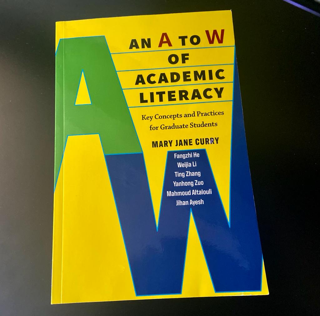 SecondSlw's tweet photo. Join us for the Feb'22 SLWIS Book Club!
MJ Curry and her graduate student co-authors of An A-W of Academic Literacy: Key Concepts and Practices for Graduate Students (University of Michigan Press) will discuss ideas for using selected entries from the book in teaching &amp; advising. https://t.co/moYsDIkb19
