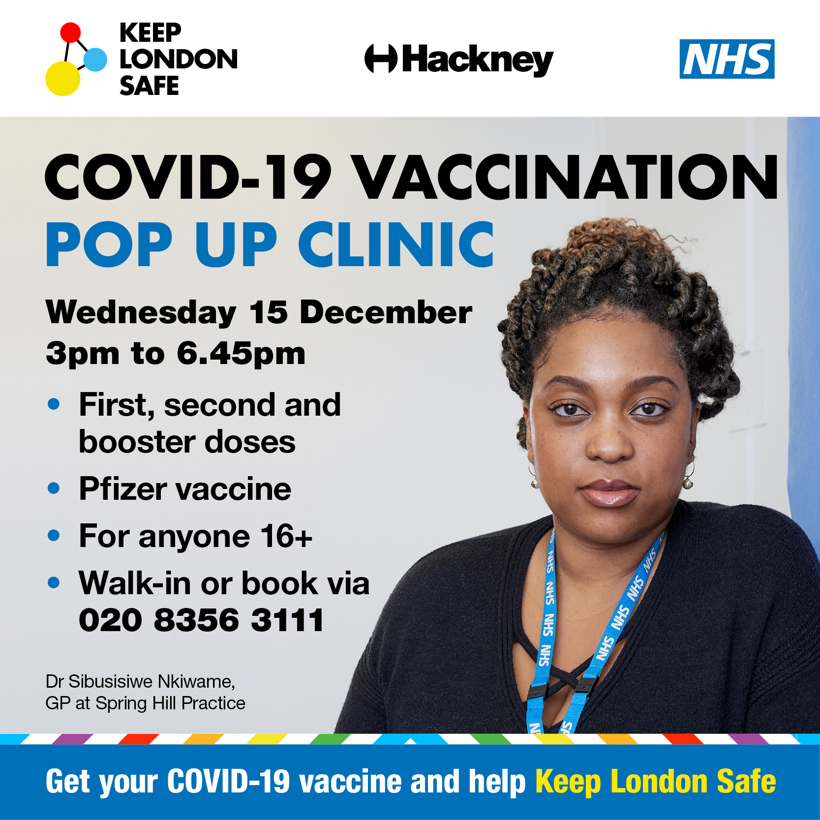 Hackney Council on Twitter "👣Walk in appointments are available at our popup vaccination