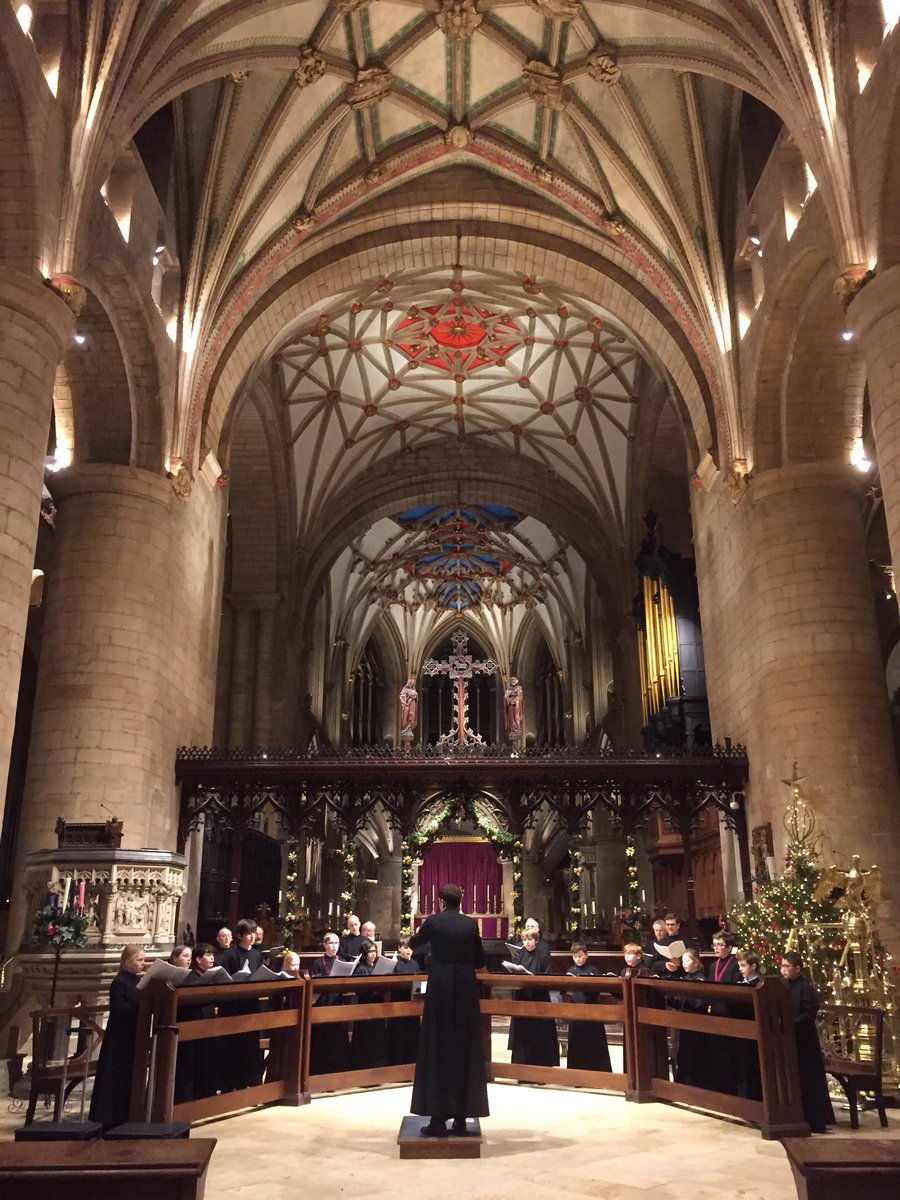 Delighted to welcome <a href="/BenPonniah/">Ben Ponniah</a> to our final Carol Service rehearsal this evening.  We will be premiering O little one sweet by <a href="/BenPonniah/">Ben Ponniah</a> during the service. Join us at 6.30 this evening. <a href="/TewkesAbbey/">Tewkesbury Abbey</a> <a href="/DeanCloseSchool/">Dean Close School</a>