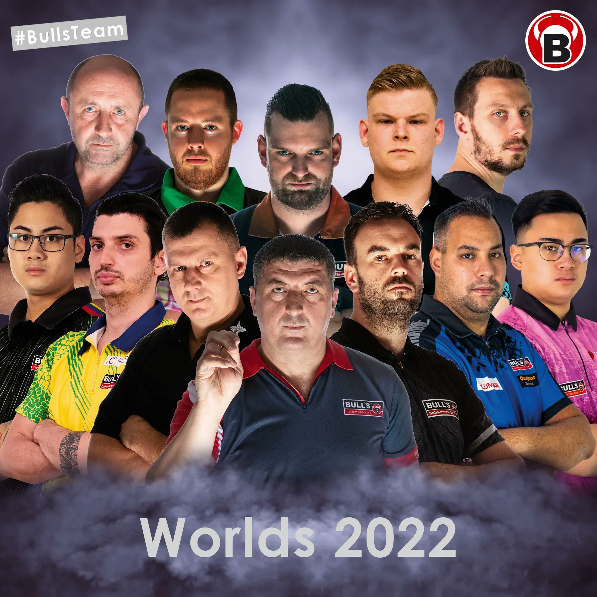 BULL'S Darts on Twitter: "Game on! The PDC World Darts Championship 2022 starts tomorrow. 12 players of our #BULLSTeam going to compete at the biggest darts event the year. We