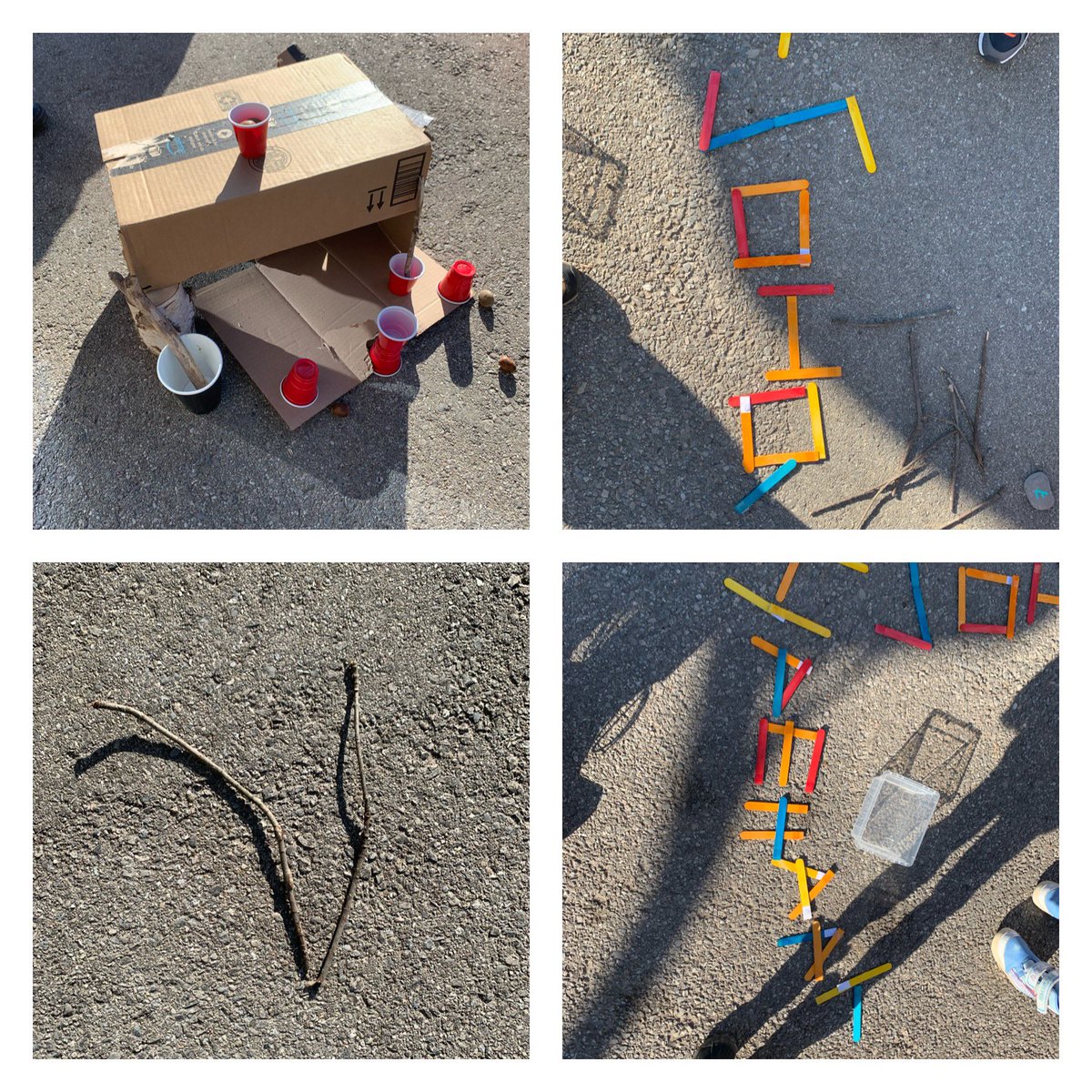 misscooperhdsb's tweet image. Tinker Tuesday! Today we collaborated with our friends in class 1-4 to create representations of our school. 💙 #weareinterconnected @Ms_WilliamsHDSB @DesmondHDSB