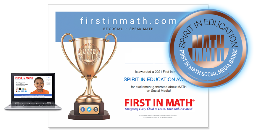FirstInMath's tweet photo. Congrats @mistergee21 - you earned the November 2021 @FirstInMath Spirit In Education™ Award for being social about #math &amp; sharing your enthusiasm throughout the month. DM us to receive your official Certificate &amp; Badge! #FirstInMath #SpiritInEducation https://t.co/heW30eeK5M