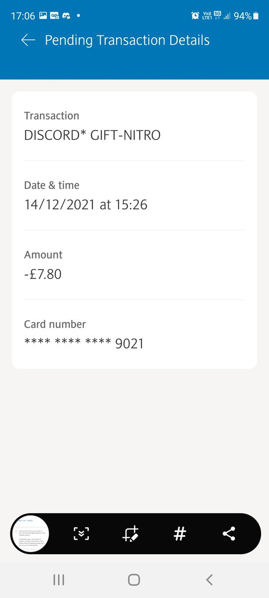 ThatAdmiral's tweet photo. Guys 
My discord account got hacked today. 
I'm in utter panic in what to do right now 
Of you have any advice about it
Please tell me 

The hacker also took money out my bank as well https://t.co/47315p5FLQ