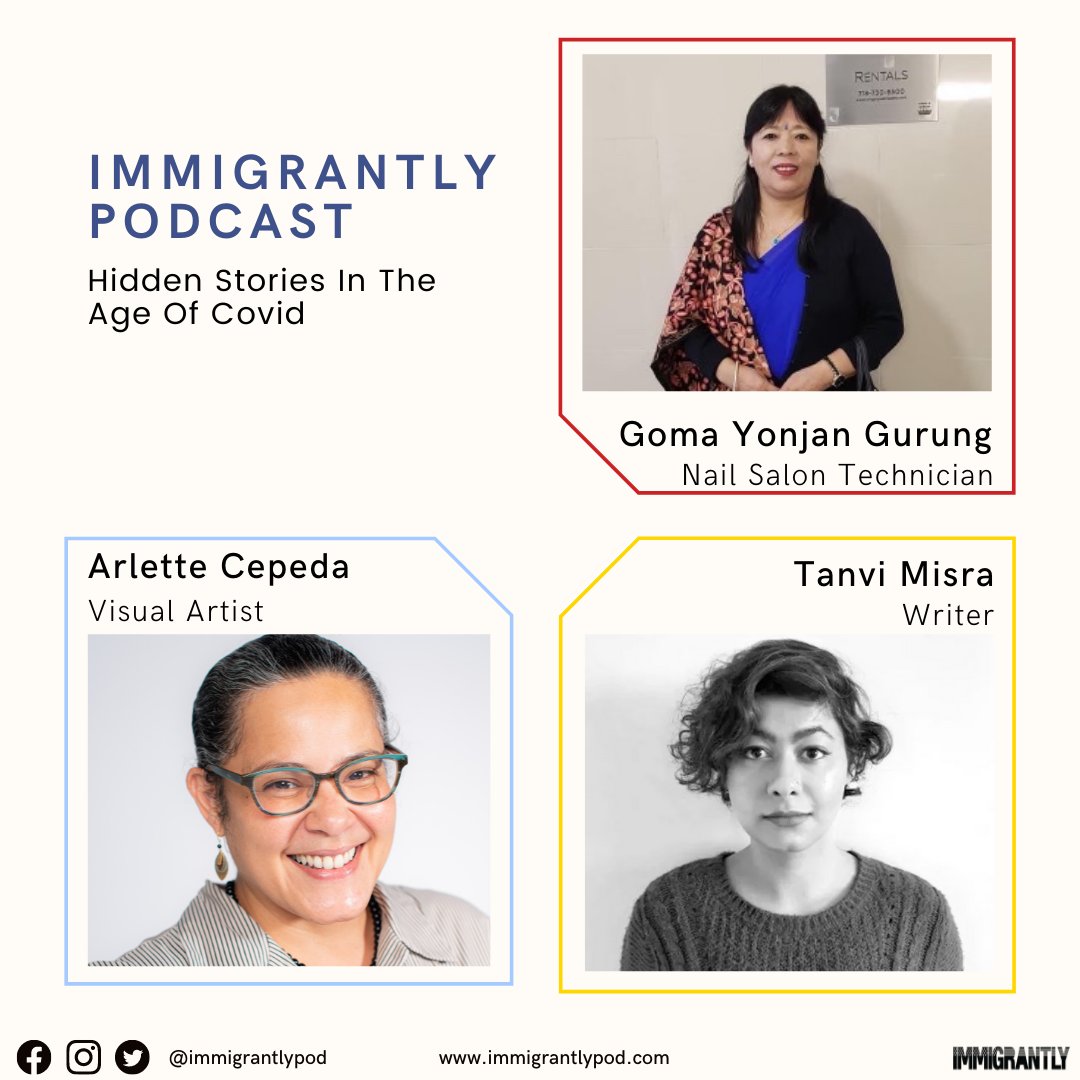 Immigrantly_pod's tweet photo. On Today's episode of @Immigrantly_pod, @Tanvim, an award-winning independent journalist focused on migration, urban policy, and criminal justice, returns to talk about the process and concentrate on her collaborative article “We Have to Survive”. 

#JoinUsAtTheTable https://t.co/WR8KFMoxtt
