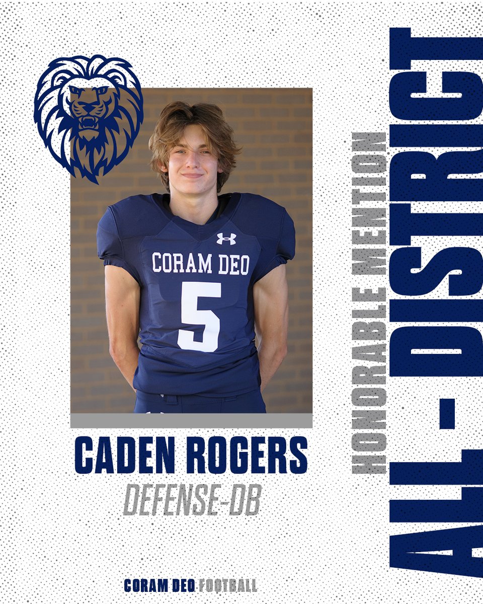 Congratulations to Caden Rogers for his amazing senior year (first year in football) He has done an amazing job on and off the field. <a href="/cdafootballtx/">CDAFootball</a> and <a href="/coachseanriley/">Coach Sean Riley PhD (c)</a> are very proud of you!