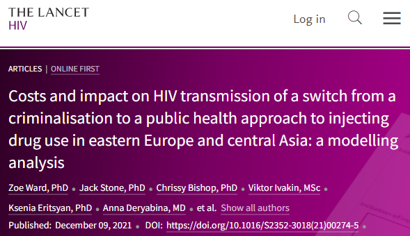 Money saved from #decriminalisation of drug use could greatly reduce #HIV transmission if spent on treatment of people who inject drugs in eastern Europe and central Asia. New @HPRU_BSE research published in <a href="/TheLancetHIV/">The Lancet HIV</a>. 
👉bit.ly/3yoeG1I
#DrugPolicy #HarmReduction
