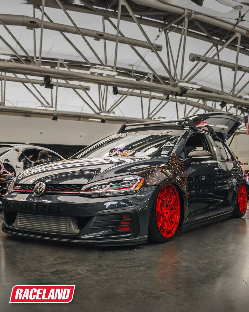 Looking forward to warm days at the shows! 📸💯 #slammedmk7 #raceland