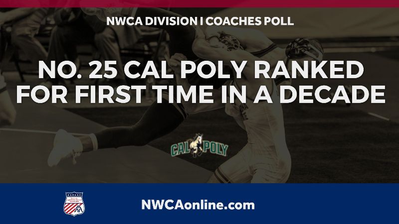 .<a href="/Hawks_Wrestling/">Iowa Hawkeye Wrestling</a> ranked No. 1, <a href="/CalPolyWrestle/">Cal Poly Wrestling</a> enters the <a href="/nwcawrestling/">NWCA</a> coaches poll for first time in a decade

📰: go.teamusa.org/3p2qsfn