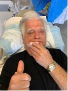HE is why I give to the charitable campaign. My dad. My hero. Multiple cancer survivor: skin x2 (pic), bladder x3 and lung. Keep ringing that bell, Dad! I give to support medical advances and to make sure that services are there when we all need them most!