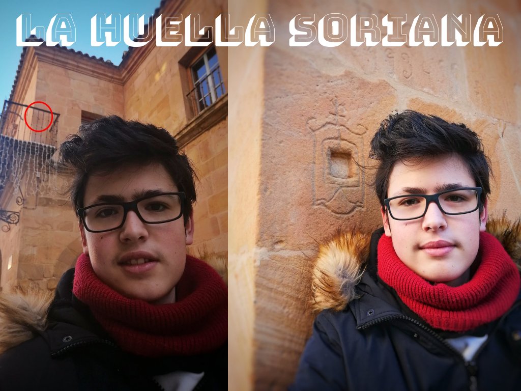 iesmachado's tweet photo. Rectificamos, por 70´ el ganador de la primera #Lahuellasoriana del curso 2021-22 ha sido @Alex_hs04 de #BA2A y no @andrea9llorente Secretos compartidos después de medio año. Enhorabuena y tienes 0,5 + en un examen de Historia de España. Palacio de la Audiencia @Ayto_Soria https://t.co/0b1TabL5W1