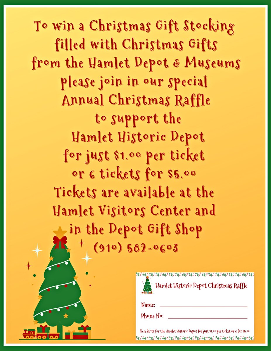 This is our Christmas Raffle Gift Box.  Tickets are $1 each or $5 f&amp; a limited edition Christmas Ornament!  Raffle ends on Sunday!