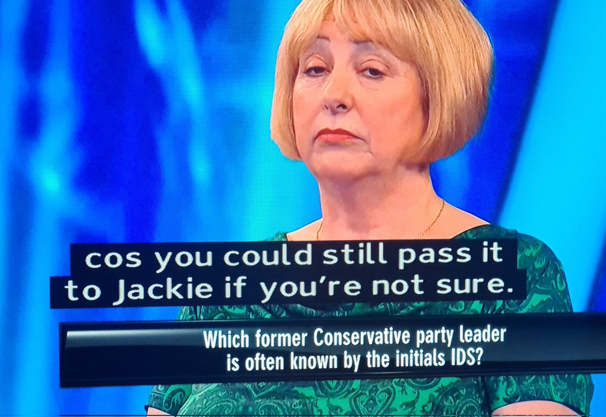 themcfet's tweet photo. More quiz-related beauty on Tipping Point. By the way, Jackie didn't know the answer either. #tippingpoint #IDS #theylaugh https://t.co/DnQ6aEM35J