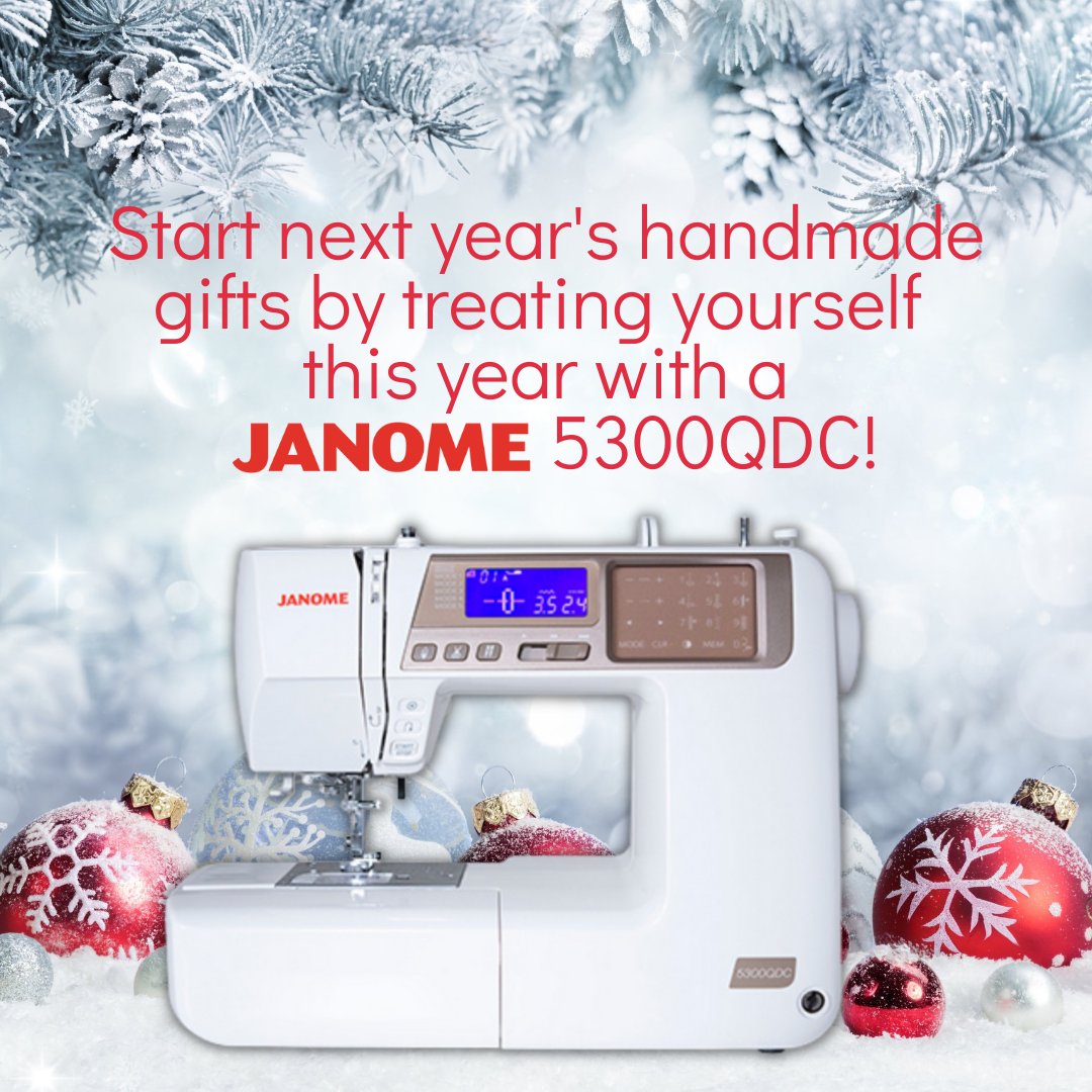 Treat yourself! The Janome 5300 QDC is a fantastic beginner machine, travel machine, or forever machine!

Visit your local #Janome Dealer to find your perfect machine today! janome.com/find-a-dealer/
 
#sewing #sew #quilt #sewingmachine