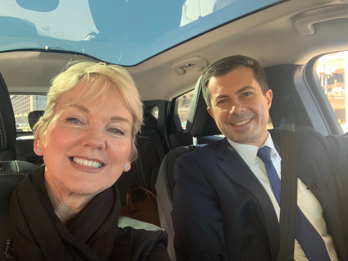 SecretaryPete's tweet photo. Buckle up! We're kickstarting an American EV future ⚡ https://t.co/OvtfbOjyBL