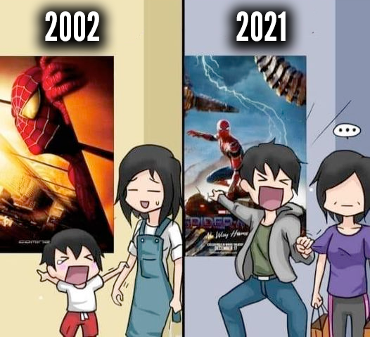 Moi quand #NoWayHome va sortir !