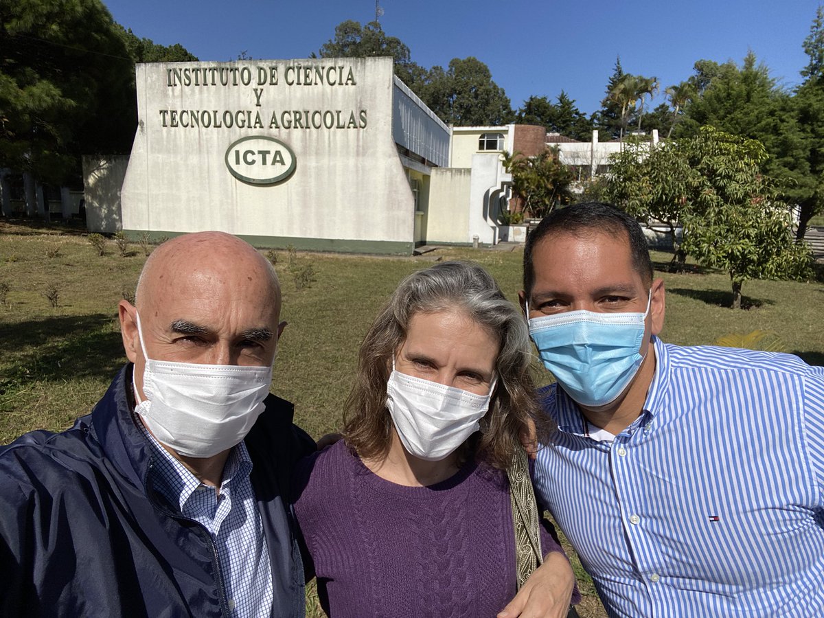En visita <a href="/BiovIntCIAT_esp/">Alianza de Bioversity International y el CIAT</a> a #Guatemala nos reunimos con Julio Villatoro, Gerente General <a href="/ICTAGuate/">ICTAGuatemala</a> <a href="/MagaGuatemala/">MAGA Guatemala</a> para seguir apoyando en temas de punta - Semillas biofortificadas, fitomejoramiento, digitalización en la lucha contra el hambre <a href="/CGIAR/">CGIAR</a>
