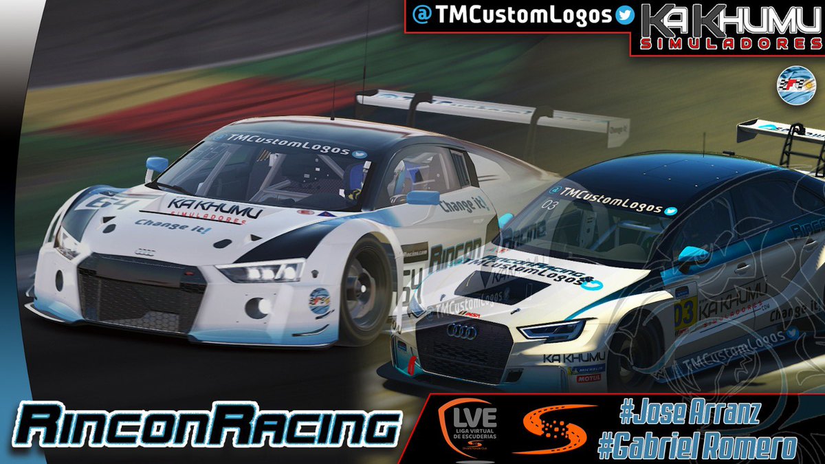 RACEDAY!🏁

Carrera #LVE 3ra división postpuesta del martes pasado, se corre esta noche y nos jugamos todo!🔥

LA CARRERA DEL AÑO!!!♥️

🙎🏻‍♂️ <a href="/JoseArranz83/">Jose Arranz</a> <a href="/_GRomero96/">Gabriel Romero</a> 
🇬🇧 Silverstone.
🚗 Audi TCR // Audi GT3.
⏰ 22:30hs 🇪🇸 
Suerte🙌

<a href="/TMCustomLogos/">TMCustomLogos</a> <a href="/Ka_Khumu/">KA KHUMU Simuladores</a>