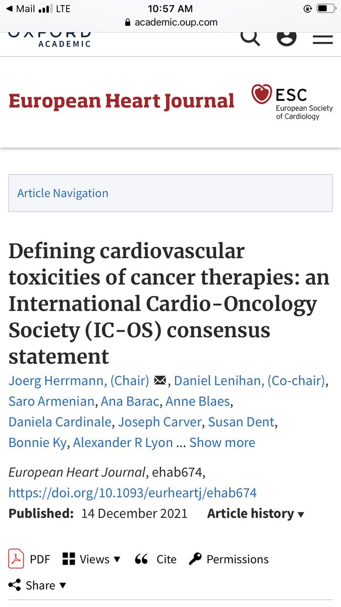 Congratulations to all the authors and ICOS on publishing this paper on defining cardiovascular toxicities - we have come a long way from type I and II !