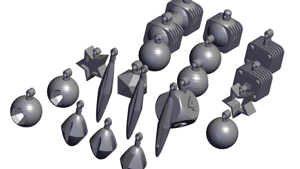 thefreeheathen's tweet photo. Hello Tribe,
I just wanted to remind you all I have been making Christmas Ornaments for 3 years now this is the set 2019 https://t.co/juNOuPGZTJ
Cheers
Maker Millwright
#MerryChristmas #3yearsrunning #3ddesign #3dprinting @Thangs3D @tinkercad #BeKind https://t.co/onlN0S2wtO