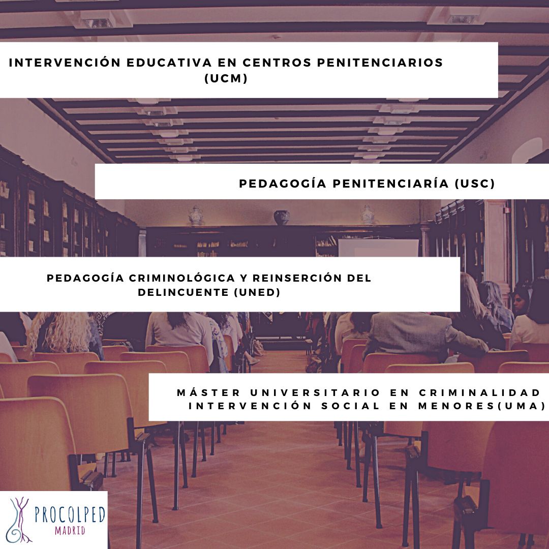 ProColPedMadrid's tweet photo. Hoy queremos mostraros algunos de los másteres que hay relacionados con la pedagogía penitenciaria.
#procolped #pedagogía #psicopedagogía #penitenciaria #social #entrevista #instagram #directo https://t.co/FSNy27tmxm