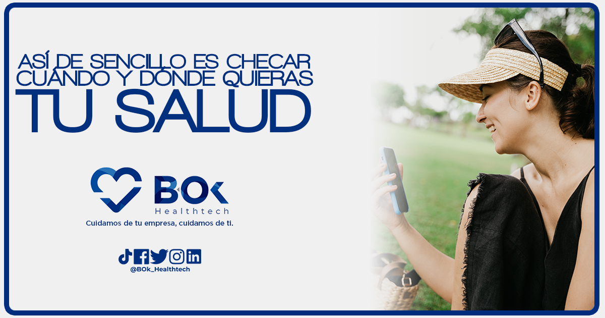 BOK_Healthtech's tweet photo. Tan sencillo como hacer un click en tu celular... así es la #NuevaEradelaSalud
@BOK_Healthtech te acompaña a encontrar y mantener tu BIENESTAR 👉👉👉 https://t.co/nAAKcUOMxQ
#SaludEsBienestar https://t.co/gRtk8nXkSH