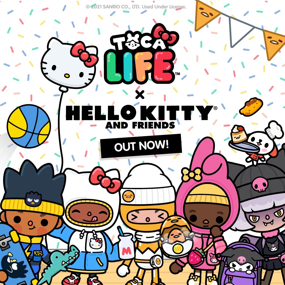 Toca Life World: Build stories & create your world - HELLO KITTY AND  FRIENDS FURNITURE PACK is HERE 