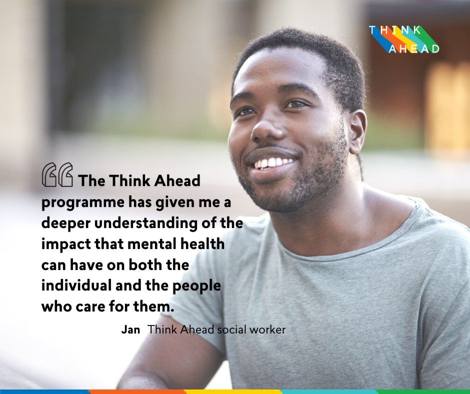 Interested in a career in mental health / social work?  
Join this free webinar with #ThinkAhead this Thursday 16 Dec.

🔷Learn about the 2 year funded training

🔷Hear from past trainees &amp; qualified social workers

Book now - eventbrite.co.uk/e/think-ahead-…