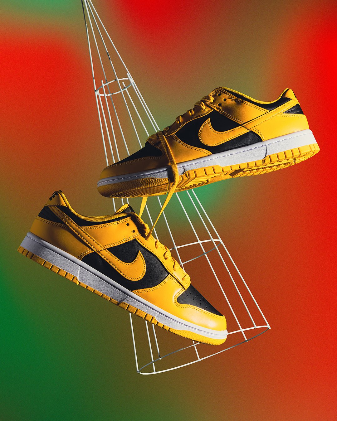 Foot Locker on Twitter: "Heritage color blocking for a classic feel. #Nike Dunk Low 'Goldenrod' launches 12.16 Reservations are open Ship to Me and Store Pickup through the Foot Locker App. #