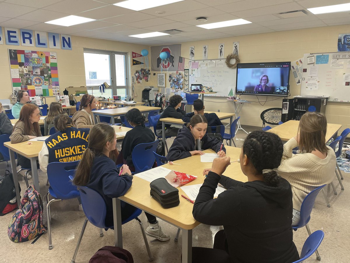 Huge thank you to <a href="/airproducts/">Air Products</a> CFO Melissa Schaeffer for speaking to OBHS mentorship students.  They were fascinated with how the company plans to make their future greener and cleaner. (They enjoyed learning about her career path as well😉) #facs #3140BSR  #cleanenergy