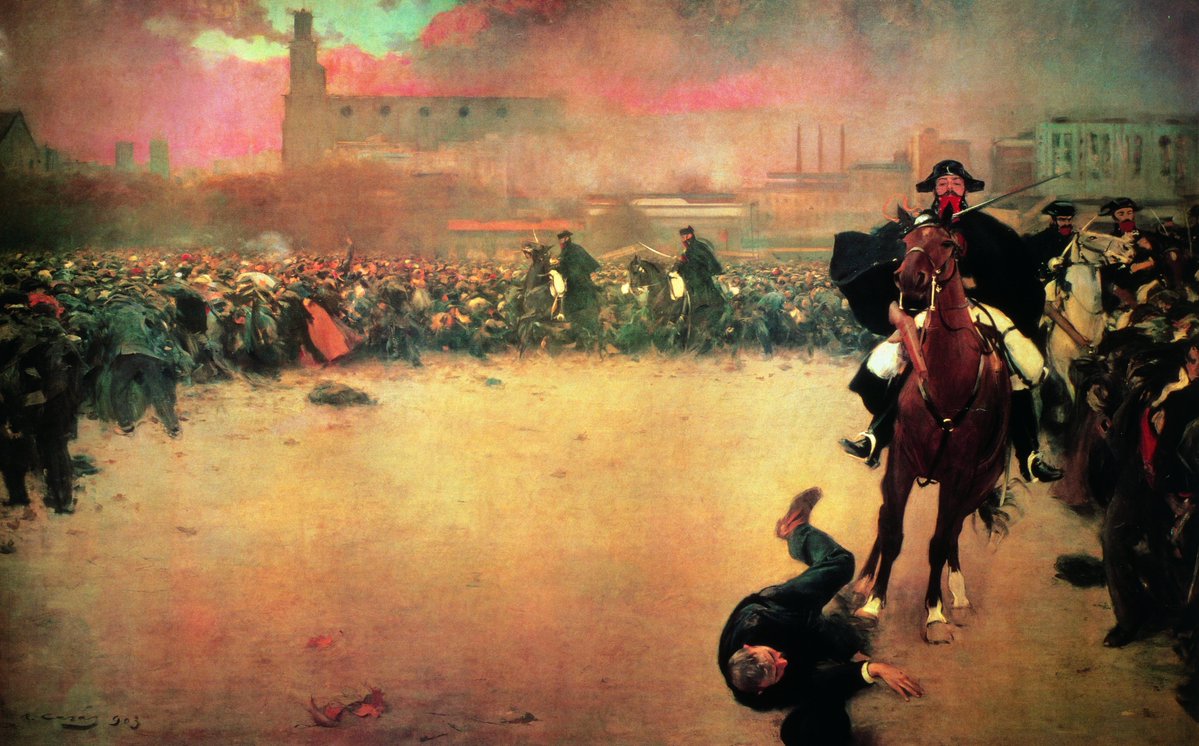 #taldiacomavui de 1919 es va concedir per Reial Ordre la cessió en dipòsit de #LaCàrrega de #RamonCasas al llavors anomenat ‘Museu Biblioteca d’Olot’
Us expliquem perquè aquesta obra és a #olot a l'àudio que podeu escoltar tot contemplant l'obra al #MuseuGarrotxa

#olotcultura