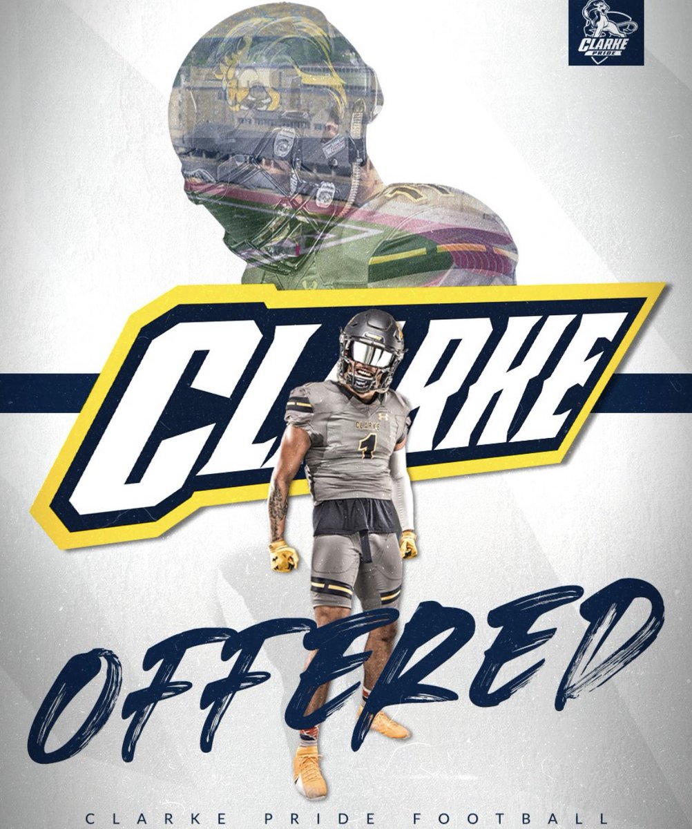 I am very blessed to say I have received another offer from Clarke University. All glory to God! <a href="/CoachMRegalado/">Miguel Regalado</a> 

<a href="/ChaseHargis/">Chase Hargis</a>  <a href="/CoachMartin_18/">Craig Martin</a>