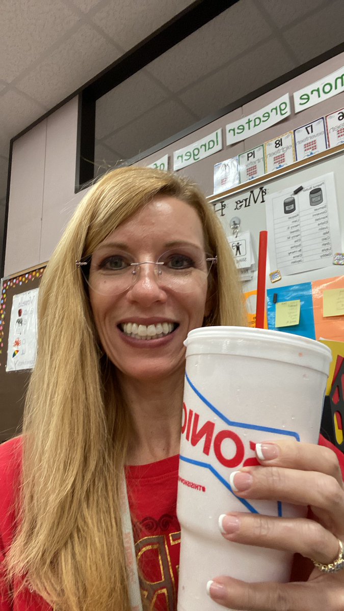 debi_hinton's tweet photo. Enjoying a Sonic from our leadership team! What a treat! @AultElem https://t.co/KN17mANeMZ