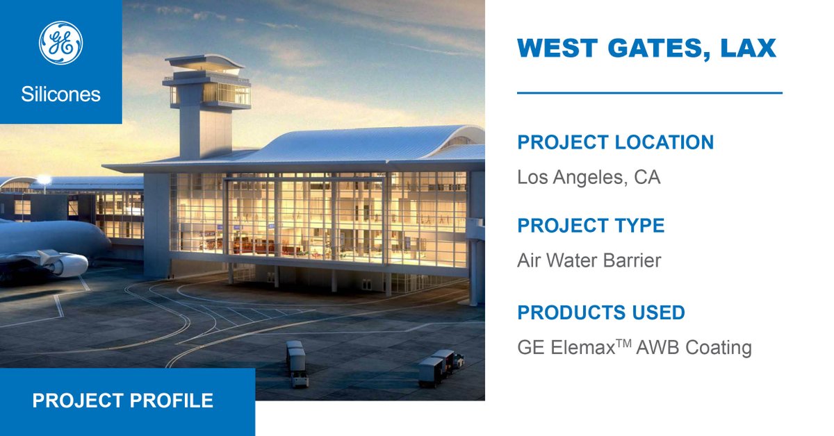 GESilicones's tweet photo. #ProjectProfile #Project #GESilicones #Silicone #LAX #AWB #GEElemax #AirWaterBarrier https://t.co/ZBM9kakvPP