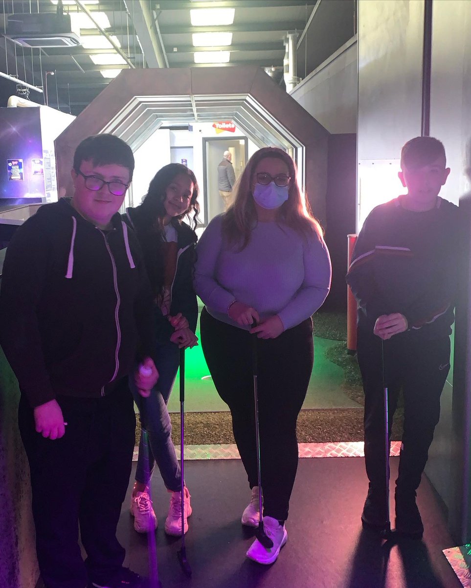 Youthscape1's tweet photo. Our young people enjoyed a great day of Bowling 🎳 &amp; mini golf ⛳️ at @airtasticNI 

#dungannon#trip #youthworkchangeslives #youthscape #teambuilding#dayout #seupb Special EU Programmes Body - SEUPB
#peace4youth @swccollege @donegalyouthservice @tides https://t.co/e0RHcIKH3l