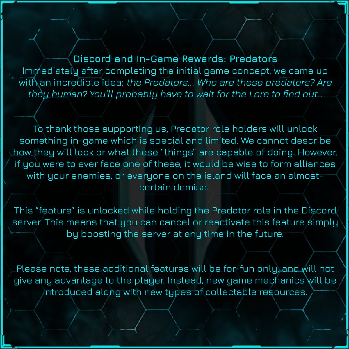 play_disruption's tweet photo. Announcement day!
What do you think these "Predators" will be?

#playdisruption #Solana #play2earn https://t.co/DurngnjaoA