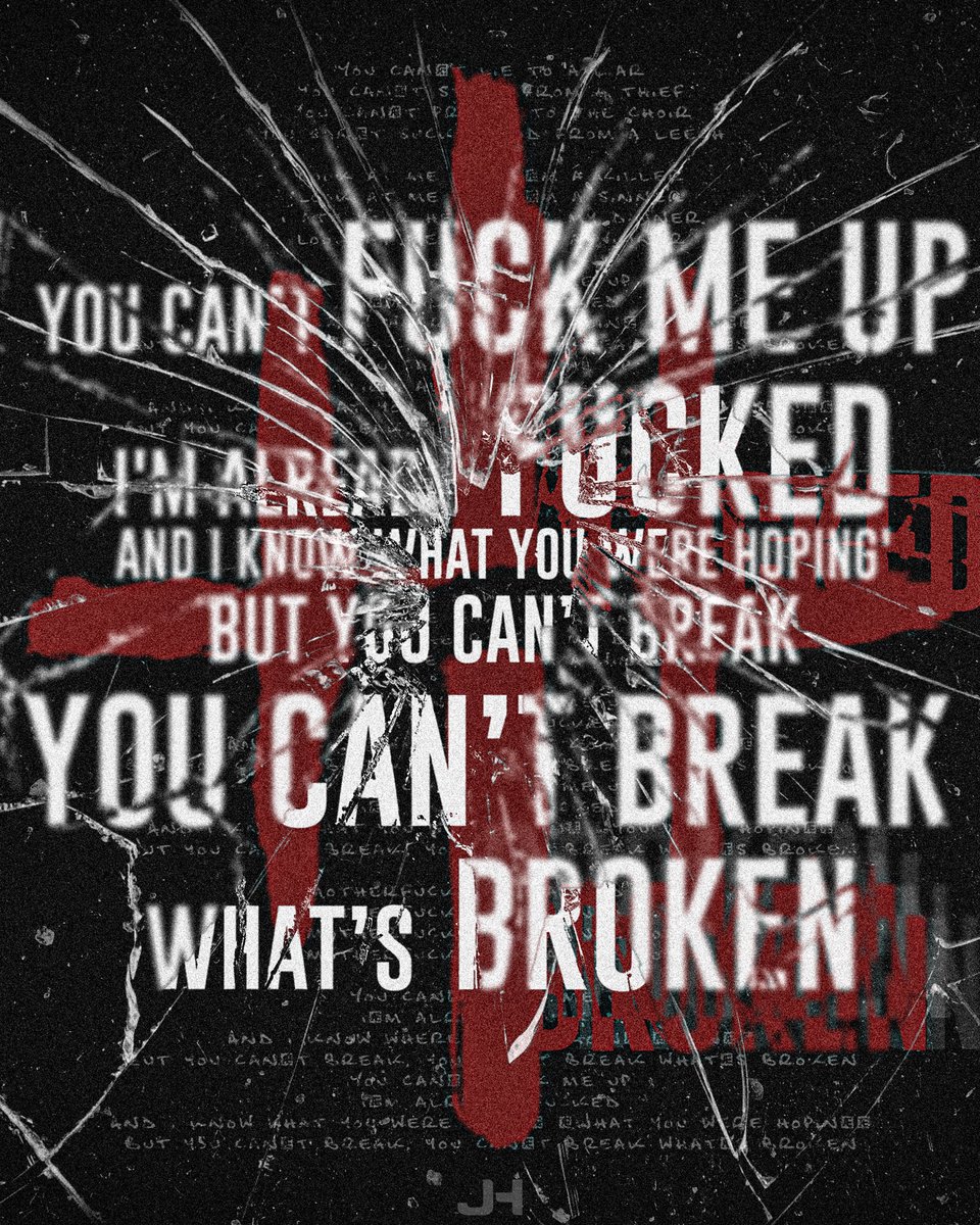 joehales_'s tweet photo. :: experiment ::
@THEHUNNABAND - Can’t Break What’s Broken lyric piece
#TheHunna #CBWB #Design https://t.co/EgCeGWm7Lg