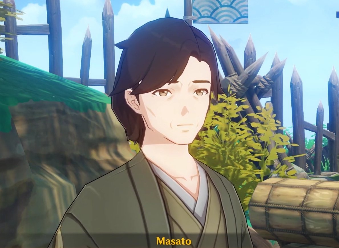 Another character I voiced in #GenshinImpact came out today, my boy Masato.