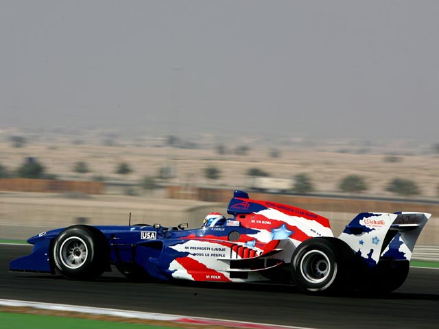A1GP_History's tweet photo. #A1GP #Dubai05 Milestones

USA 🇺🇸

@PhilGRacing (Debut)

PB Practice - 13th - P3
= Nations Best Qualifying Section - 1st - Q1
PB Grid - 15th
PB Warm Up - 19th
PB Sprint - 13th

USA unfortunate not to score points when the car stopped in sight of the flag in the feature race https://t.co/pxbdETtaQc